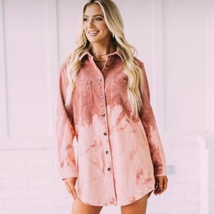 These Three Boutique Washed Corduroy Tunic